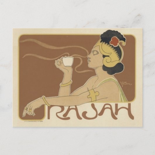Vintage Ad Poster Postkarte (Vorderseite)