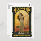 Vintage Ad Poster Postkarte (Vorne/Hinten)