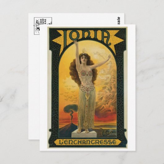 Vintage Ad Poster Postkarte (Vorne/Hinten)