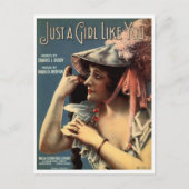 Vintage Ad Poster Postkarte (Vorderseite)