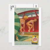 Vintage Ad Poster Postkarte (Vorne/Hinten)