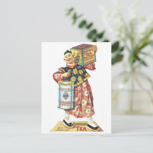 Vintage Ad Poster Postkarte (Stehend Vorderseite)