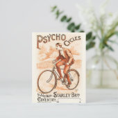 Vintage Ad Poster Postkarte (Stehend Vorderseite)