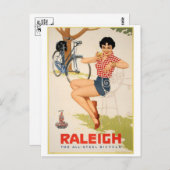 Vintage Ad Poster Postkarte (Vorne/Hinten)