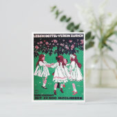 Vintage Ad Poster Postkarte (Stehend Vorderseite)