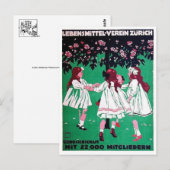 Vintage Ad Poster Postkarte (Vorne/Hinten)