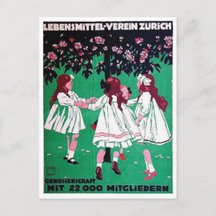 Vintage Ad Poster Postkarte