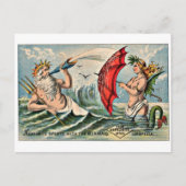 Vintage Ad Poster Postkarte (Vorderseite)