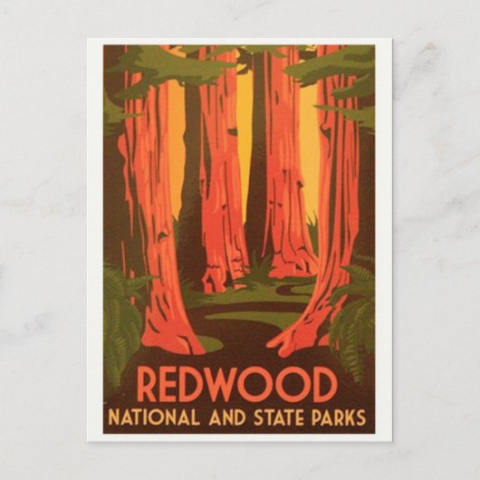 Vintage Ad Poster Postkarte (Vorderseite)