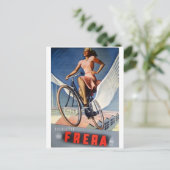 Vintage Ad Poster Postkarte (Stehend Vorderseite)