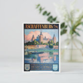 Vintage Ad Poster Postkarte (Stehend Vorderseite)