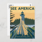 Vintage Ad Poster Postkarte (Vorne/Hinten)