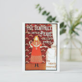 Vintage Ad Poster Postkarte (Stehend Vorderseite)