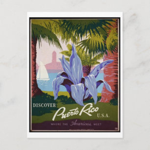 Vintage Ad Poster Postkarte