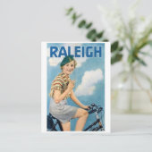 Vintage Ad Poster Postkarte (Stehend Vorderseite)