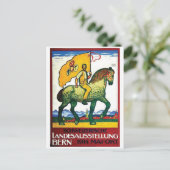 Vintage Ad Poster Postkarte (Stehend Vorderseite)