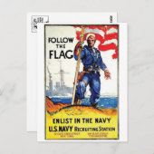 Vintage Ad Poster Postkarte (Vorne/Hinten)