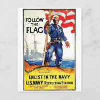 Vintage Ad Poster Postkarte