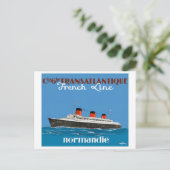 Vintage Ad Poster Postkarte (Stehend Vorderseite)