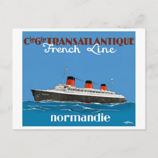 Vintage Ad Poster Postkarte (Vorderseite)
