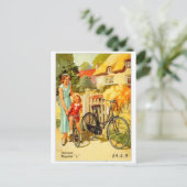 Vintage Ad Poster Postkarte (Stehend Vorderseite)