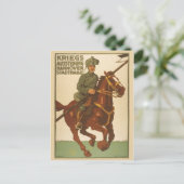 Vintage Ad Poster Postkarte (Stehend Vorderseite)