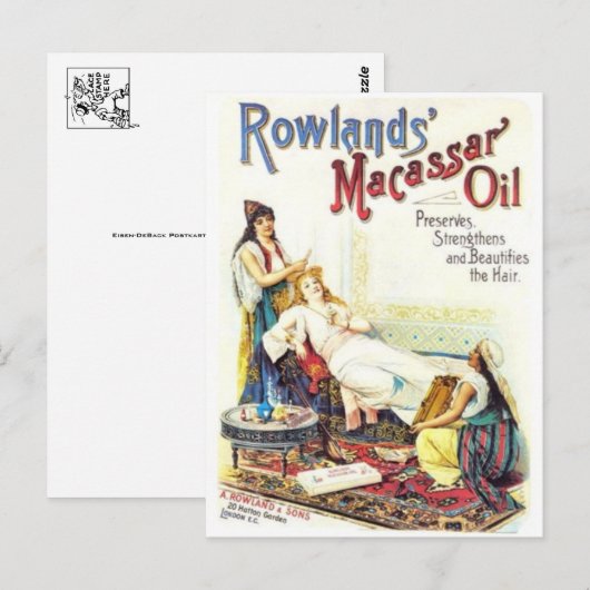 Vintage Ad Poster Postkarte (Vorne/Hinten)