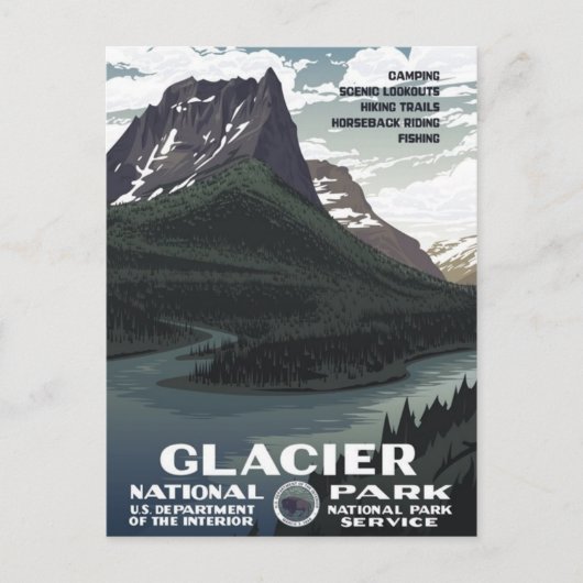 Vintage Ad Poster Postkarte (Vorderseite)