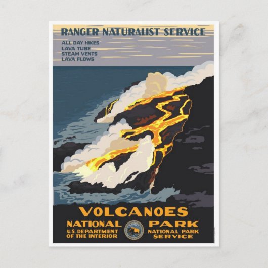 Vintage Ad Poster Postkarte (Vorderseite)