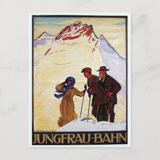 Vintage Ad Poster Postkarte (Vorderseite)