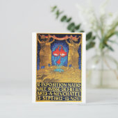 Vintage Ad Poster Postkarte (Stehend Vorderseite)