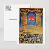 Vintage Ad Poster Postkarte (Vorne/Hinten)