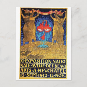Vintage Ad Poster Postkarte