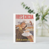 Vintage Ad Poster Postkarte (Stehend Vorderseite)