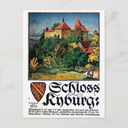 Vintage Ad Poster Postkarte (Vorderseite)