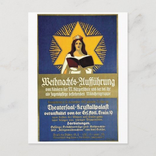 Vintage Ad Poster Postkarte (Vorderseite)