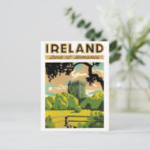 Vintage Ad Poster Postkarte (Stehend Vorderseite)