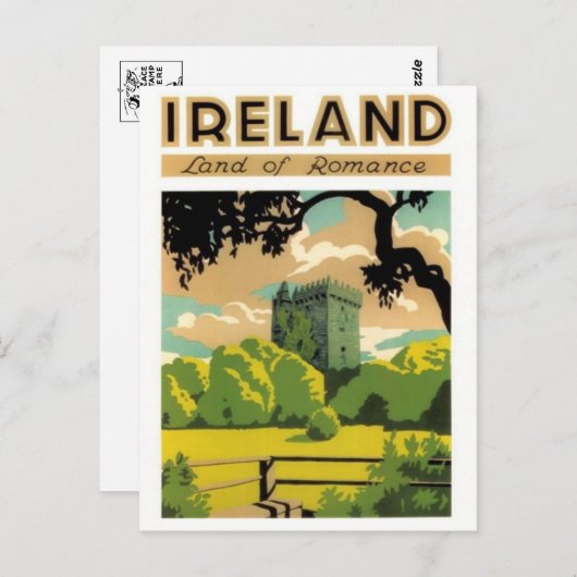 Vintage Ad Poster Postkarte (Vorne/Hinten)