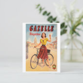 Vintage Ad Poster Postkarte (Stehend Vorderseite)