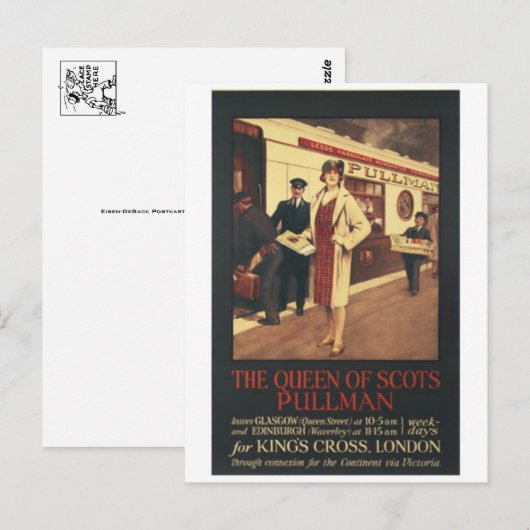 Vintage Ad Poster Postkarte (Vorne/Hinten)