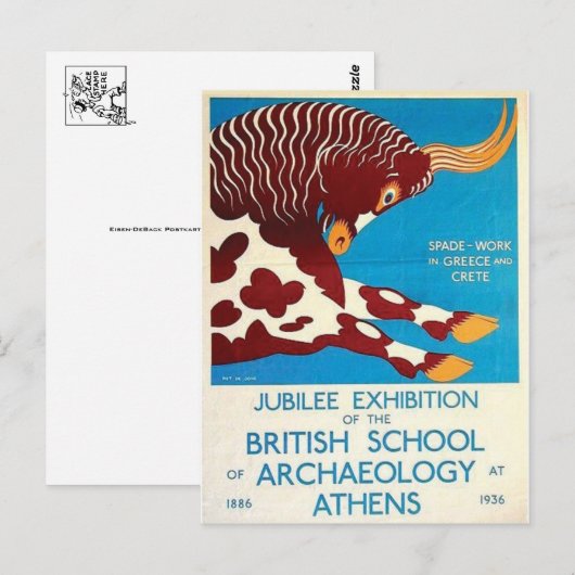 Vintage Ad Poster Postkarte (Vorne/Hinten)