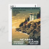 Vintage Ad Poster Postkarte (Vorne/Hinten)