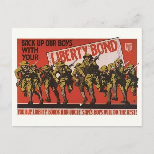 Vintage Ad Poster Postkarte (Vorderseite)