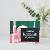 Vintage Ad Poster Postkarte (Stehend Vorderseite)