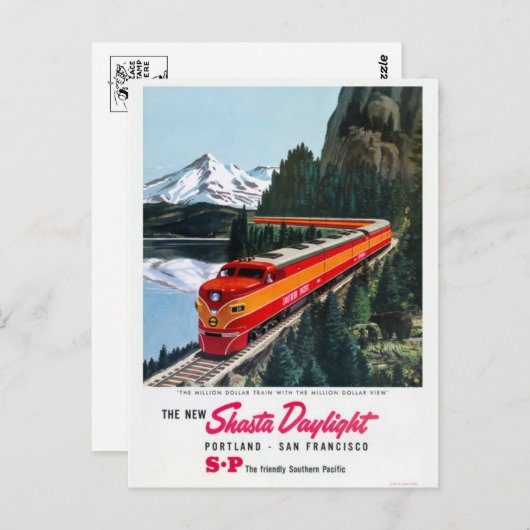 Vintage Ad Poster Postkarte (Vorne/Hinten)