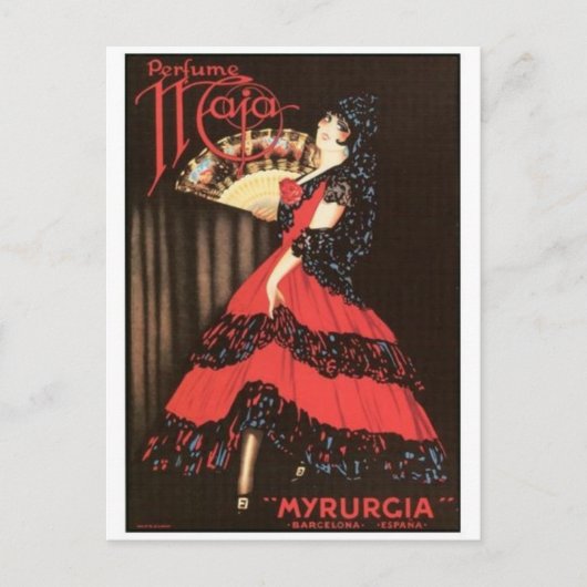 Vintage Ad Poster Postkarte (Vorderseite)