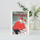 Vintage Ad Poster Postkarte (Stehend Vorderseite)