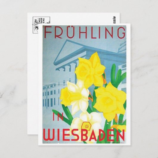 Vintage Ad Poster Postkarte (Vorne/Hinten)