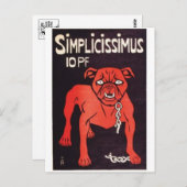 Vintage Ad Poster Postkarte (Vorne/Hinten)