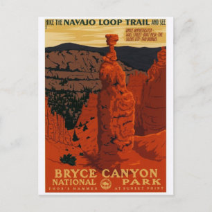 Vintage Ad Poster Postkarte